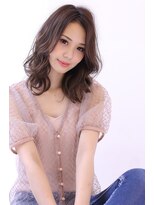 オーロ 緑地公園店(ORO)&nbsp;ローライトココアブラウン大人かわいいゆるふわフリンジウェーブ