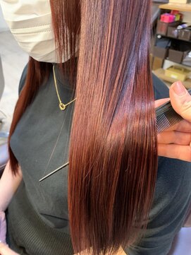 ヘアーエポック(hair epoque) 20代30代40代シンデレラトリートメントチェリーカラー