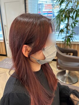 フィッティ 横須賀中央店(fiti) 結んでも下ろしても可愛い顔まわり【韓国ヘア　レイヤーカット】