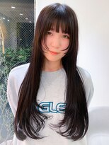 ロンドエニカ 大宮(Lond enika)&nbsp;切りっぱなしボブウルフロングピンクブラウン美髪のススメ