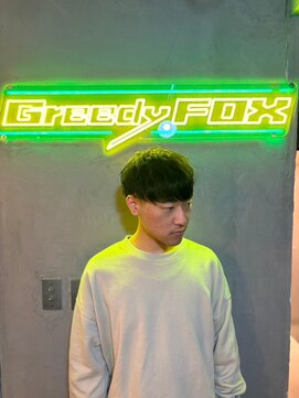 グリーディーフォックス 代々木(Greedy FOX) 波巻き/ハイライト/マッシュパーマ/ウルフ[シェービング]