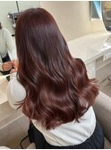 ダブルカラー外ハネボブインナーカラーハイライトケアブリーチ