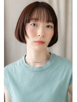 カバーヘア ブリス 大宮西口(COVER HAIR bliss)&nbsp;暖色系カラーフレンチカジュアル切りっぱなしボブZ大宮30代40代