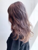 シオン(shion)&nbsp;ピンクヘアー透明感カラーウルフレイヤーロング_ba261611