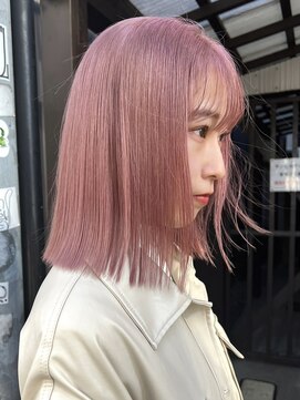 ソル オモテサンドウ 表参道 青山(SOL . OMOTESANDO) ミルクティーベージュダブルカラーケアブリーチインナーカラー