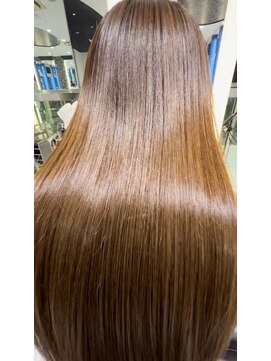 エアー 銀座タワー(AIR) プレミアムケアカラー/髪質改善/ツヤ髪スタイル【榛葉】