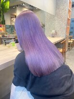 ミルクティーベージュダブルカラーインナーカラーケアブリーチ
