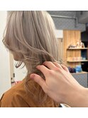 20代30代大人可愛い艶感ミルクティーベージュケアブリーチ