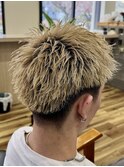 金髪スパイキーショート[津田沼/メンズ/メンズカット]