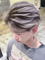 シオン(shion)&nbsp;ニュアンスパーマ韓国マッシュブルーブラック_ba475961