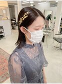 20代30代お呼ばれヘア☆営業前施術もdmからご相談ください♪