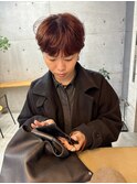 外国人風マッシュショート