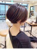 【 Ｉ. 】30代からのナチュラル前下がりショートボブ　川口
