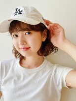 ガーデン 銀座(GARDEN)&nbsp;パーマ ボブ イメチェン 伸ばしかけヘア ニュアンスヘア