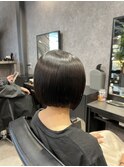 ぱっつんボブ