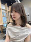 大人可愛い30代40代50代レイヤーミディアム/レイヤーカット/福岡