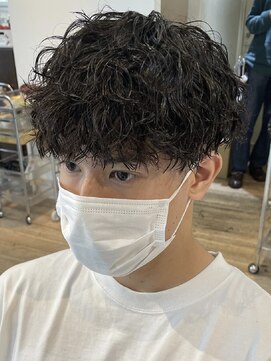 フィフス 大分(fifth) 大分ツーブロック刈り上げマッシュツイストスパイラルパーマ