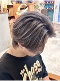 バレイヤージュ20代30代40代◎シャドールーツフェザーパーマ