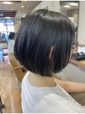 奥行きと丸さのあるボブスタイル！