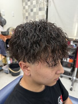 ヘアーサロン タムラ お祭り仕様ツイストスパイラルパーマ＆スキンフェード