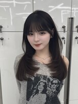 アマトウキョウスマートサロン(AMA TOKYO×Smart Salon) くびれレイヤー/顔まわりカット/レイヤーカット/小顔ヘア