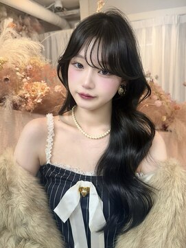 ユニ 表参道(uni) 大人気の韓国女優風くびれレイヤーカット/ヨシンモリ/エギョモリ