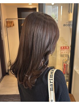 アコロン(acoron) ナチュラルベージュ 新宿/髪質改善/透明感カラー/ロング