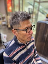 サイファー ヘアークリエイション(CIPHER Hair Creation) スパイキーショート&シルバーカラー