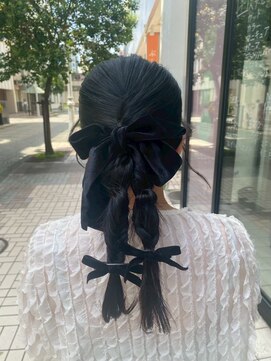 リーナ ビューティガーデン(LiNA BeautyGarden) アレンジ×リボンスタイル