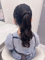 リシェル 原宿店(Ricel) きれいめポニーテール