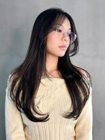 アルバム 新宿(ALBUM SHINJUKU) 顔周りレイヤーロング韓国ヘアイメチェン_F31466