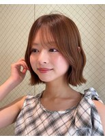 サンドナル 鹿児島天文館(sand NALU)&nbsp;ハッシュカット/グレージュ/デザインカラー[鹿児島天文館]