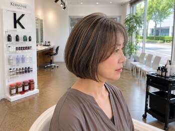 アトリーチェ 六科店(ATTRICE)の写真/【南アルプス市】40代50代60代の白髪悩みに◎白髪ぼかし・白髪染めで自然な艶髪へ