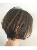 ふんわり大人ボブ
