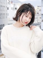 キラキラ(KIRAKIRA)&nbsp;大人可愛い 切りっぱなし 小顔ショート　外ハネボブ　ネオウルフ