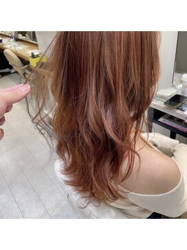 アミューズ(amu se) long pink-red color　amu★se 代々木