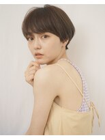 パール(PearL) 《PearL》透け感カラーのマニッシュボブ