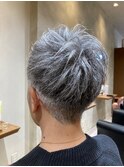 グレイヘアスタイル