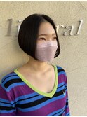 諏訪葵/ベナボブ/前髪なしショート[箕面/牧落/北摂][40代/50代]