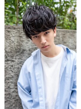 ケアリー 武蔵小杉(Carelly) メンズアップバング×束感ショートマッシュ