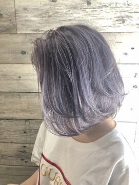 リアル(REAL) silver ash ブリーチ/髪質改善/レイヤーカット/インナーカラー