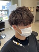 ソフトツイストスパイラルショートマッシュ