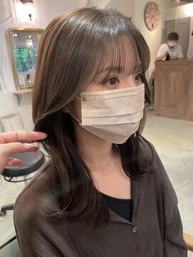 フォンド 津田沼(fond.) 韓国ミディアム×マロベージュ