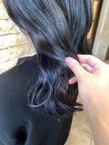 フラット 千葉(Flat.) インナーカラー、ディープバイオレット【千葉】