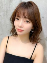 シーシンジュク 新宿南口(Sea shinjuku)&nbsp;韓国風前髪×シルキーベージュ【髪質改善/新宿/デザインカラー】