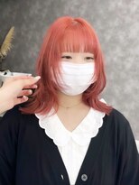リル 溝の口(LiL) レッドオレンジ×レイヤーカット