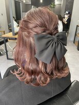 ウェイビー 桜木町店(WAVY)&nbsp;【WAVY hair set】大人ガーリーハーフアップ
