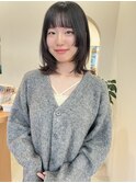 顔まわりがかわいい♪外ハネボブ