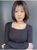 【morio池袋】大人可愛い刈り上げ黒髪前上がりボブ♪
