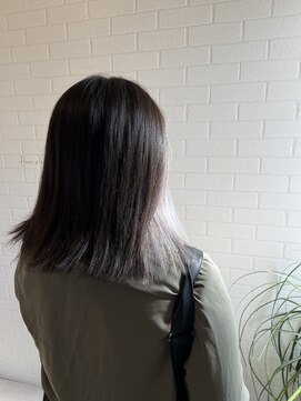 ヘアールーム スイッチ(hair room Switch) ホワイトシルバー×インナーカラー